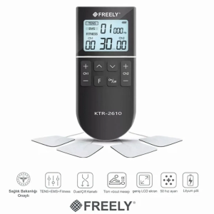 Freely Ktr-2610 Şarjlı Elektronik Tens-ems-fıtness Freely Ktr-2610 Şarjlı Elektronik Tens-ems-fıtness